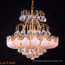 Luxury chandelier light cheap crystal chandelier glass pendant lamp